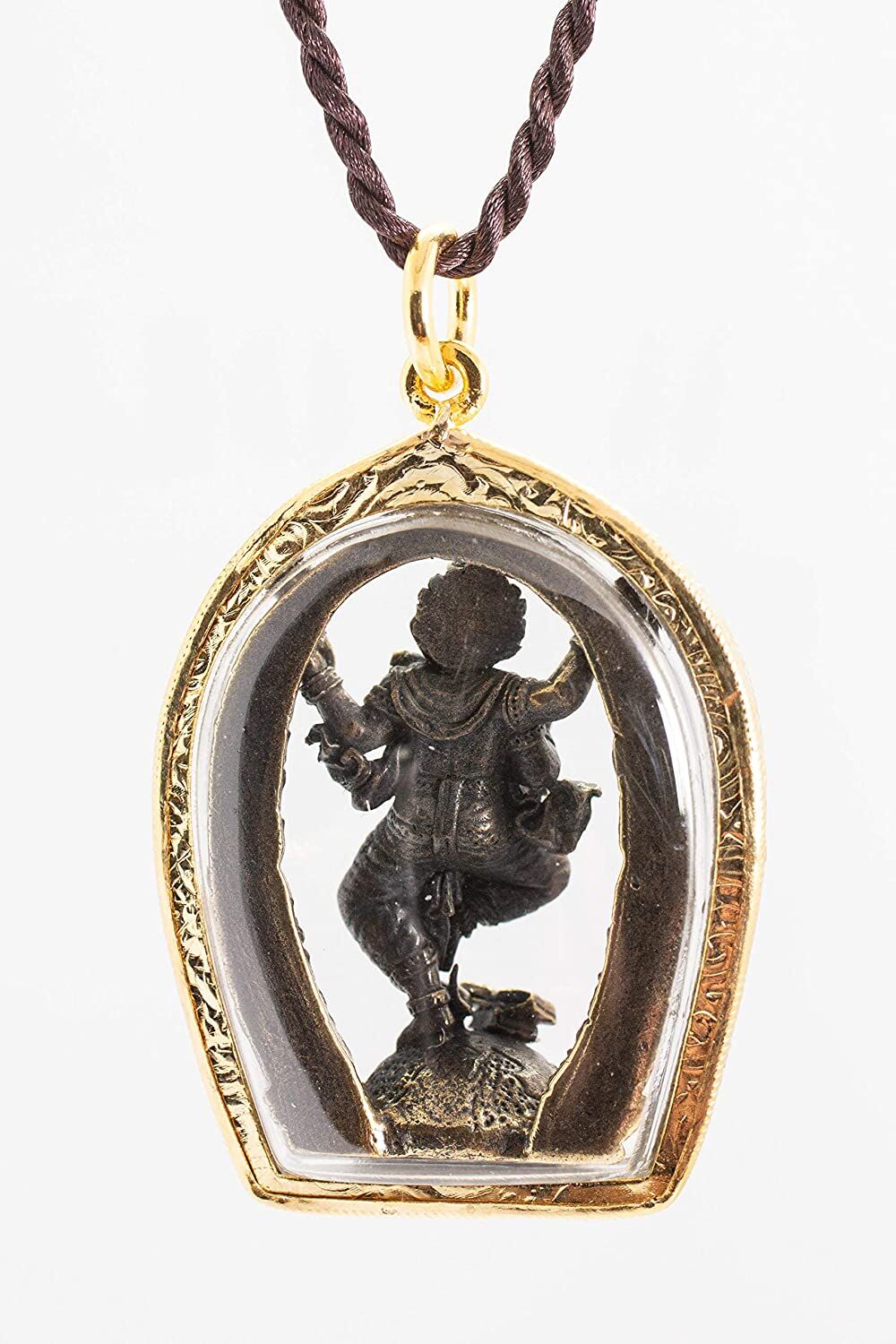 Artschatz - Dancing Ganesh “Nritya Ganapathi” Amulet Hindu Ganesha Pendant
