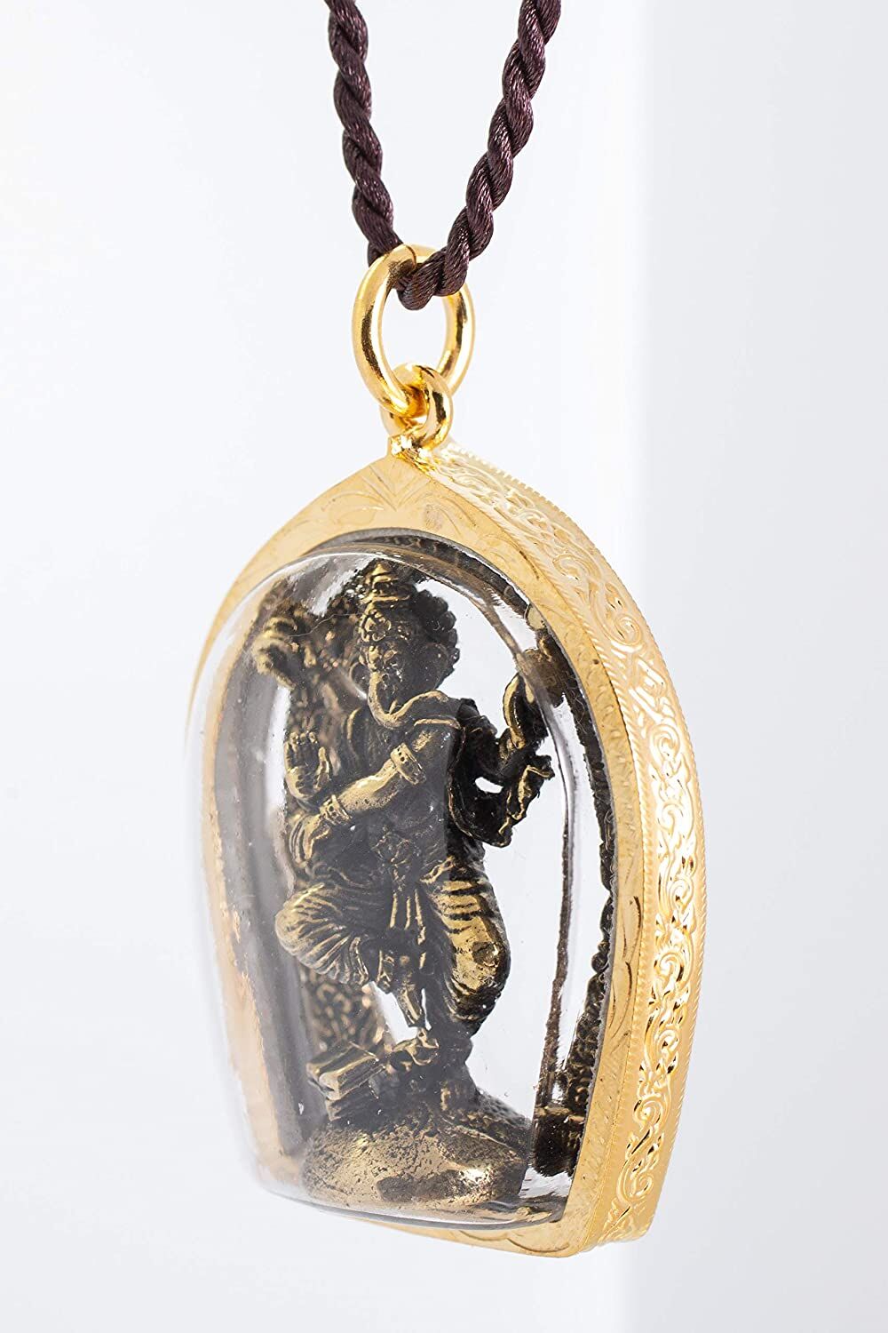 Artschatz - Dancing Ganesh “Nritya Ganapathi” Amulet Hindu Ganesha Pendant