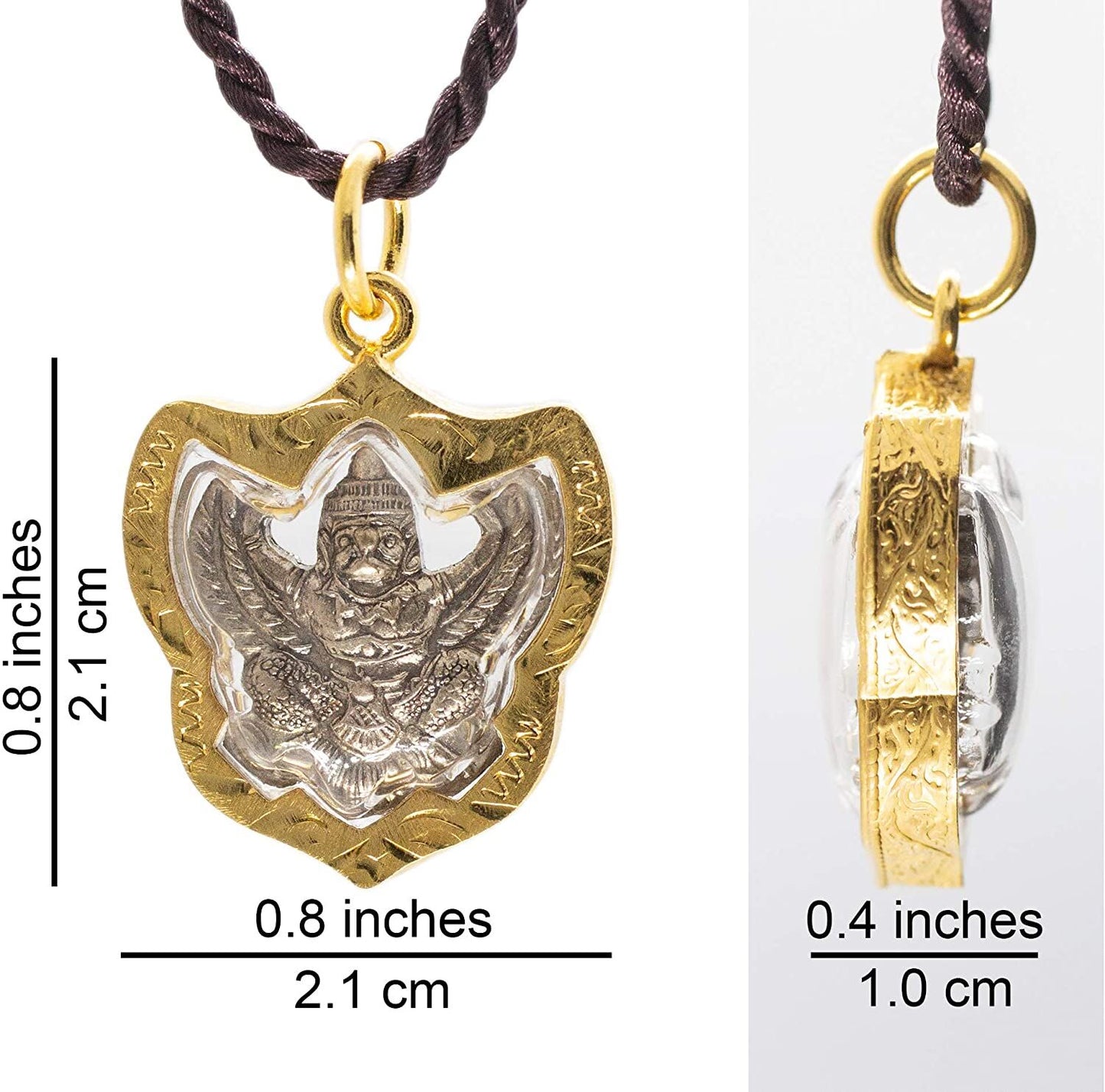 Artschatz - 0.8″ Garuda with Somdetch Phra Paramindr Maha Chulalongkorn Pendant
