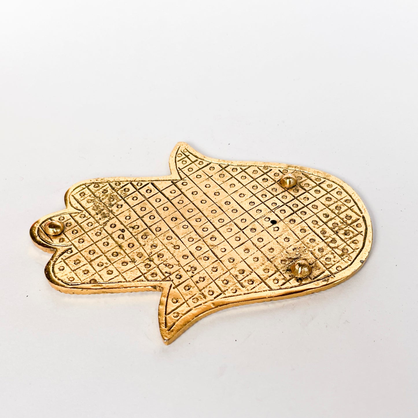 Hamsa Hand - Gold - Incense Holder for Sticks and Cones