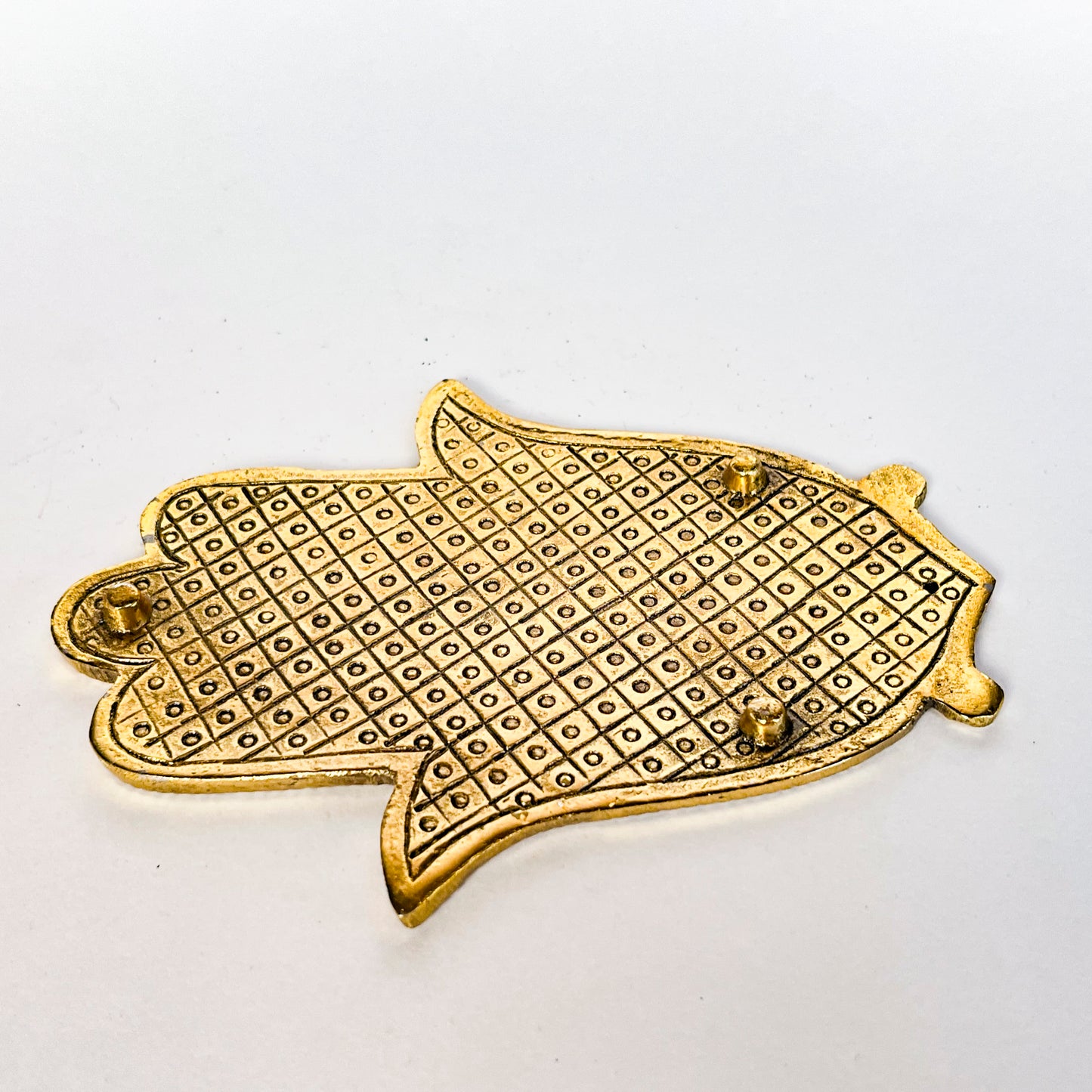 Hamsa Hand - Gold - Incense Holder for Sticks and Cones