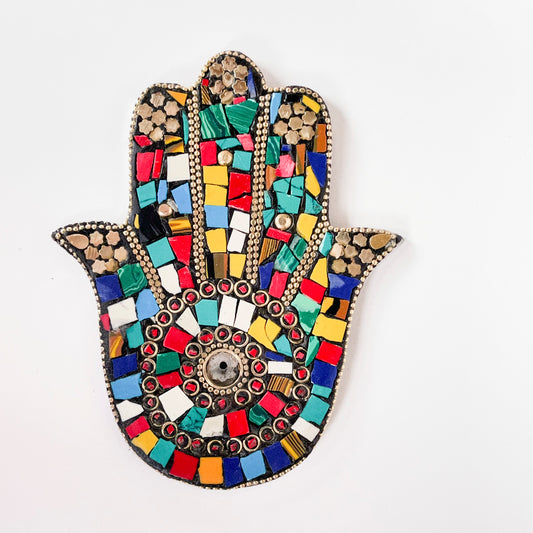 Hamsa Hand - Multicolor - Incense Holder for Sticks and Cones