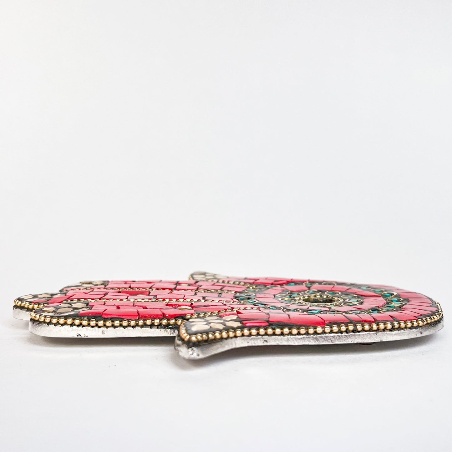 Hamsa Hand - Red - Incense Holder for Sticks and Cones