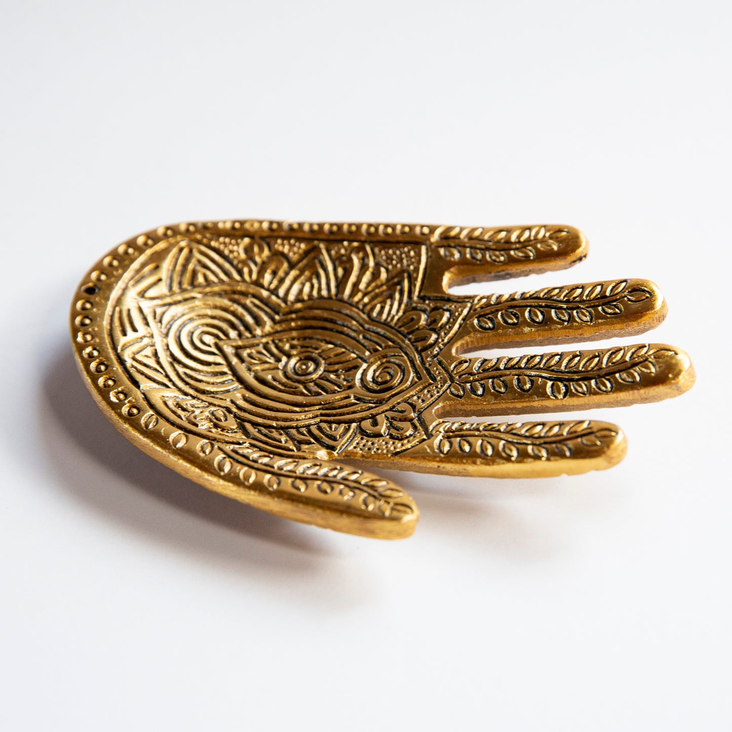 Golden Hand Incense Holder