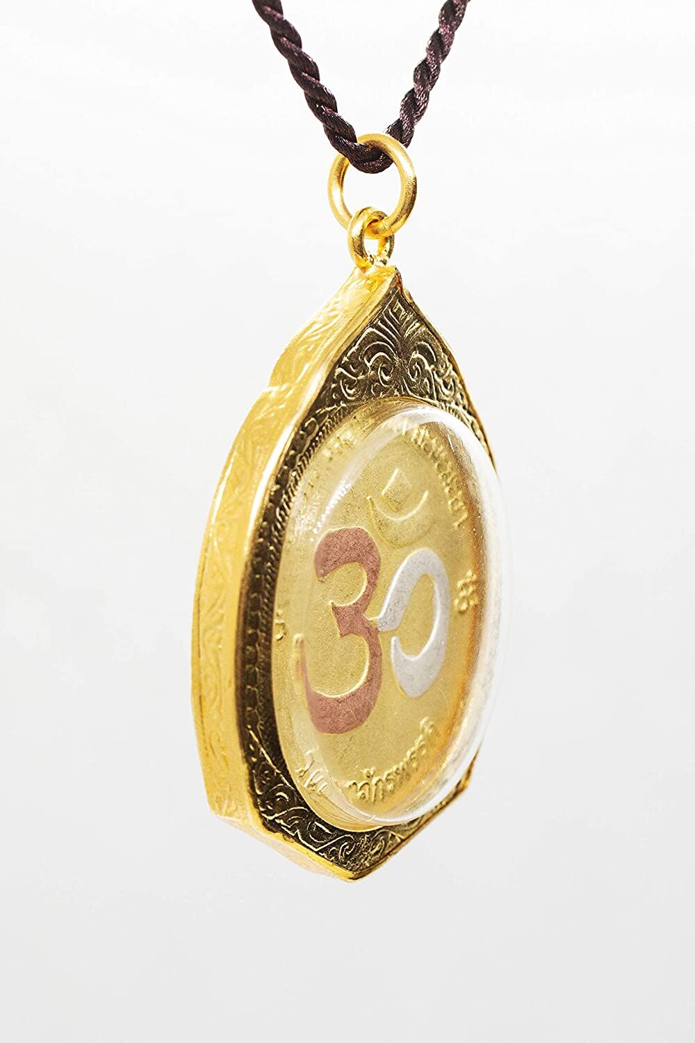 Artschatz - Vira Ganesh - Sixteen-Armed - hand painted Pendant