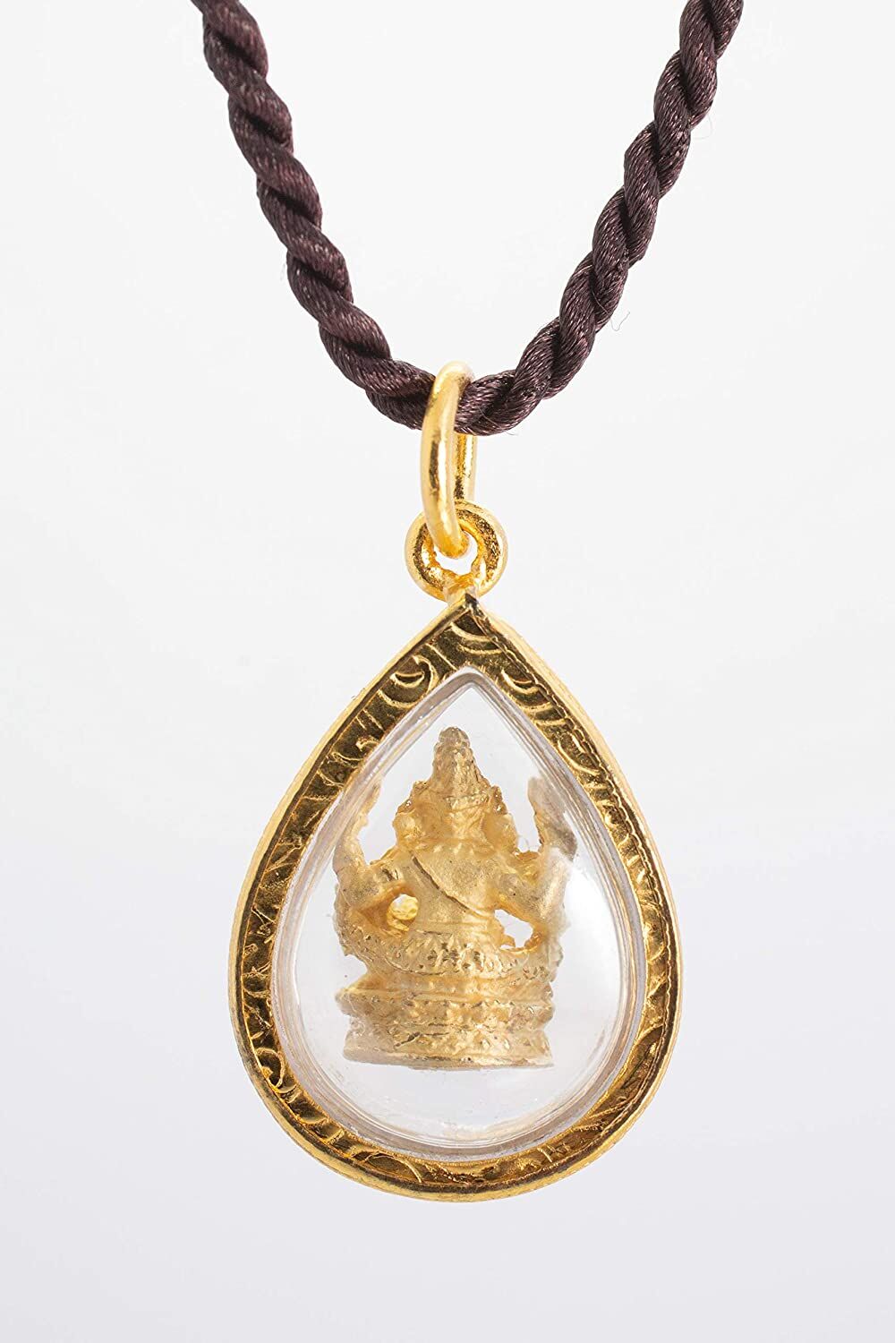 Artschatz - Golden Ganesh Ekadanta Ganapati - Amulet Hindu Pendant