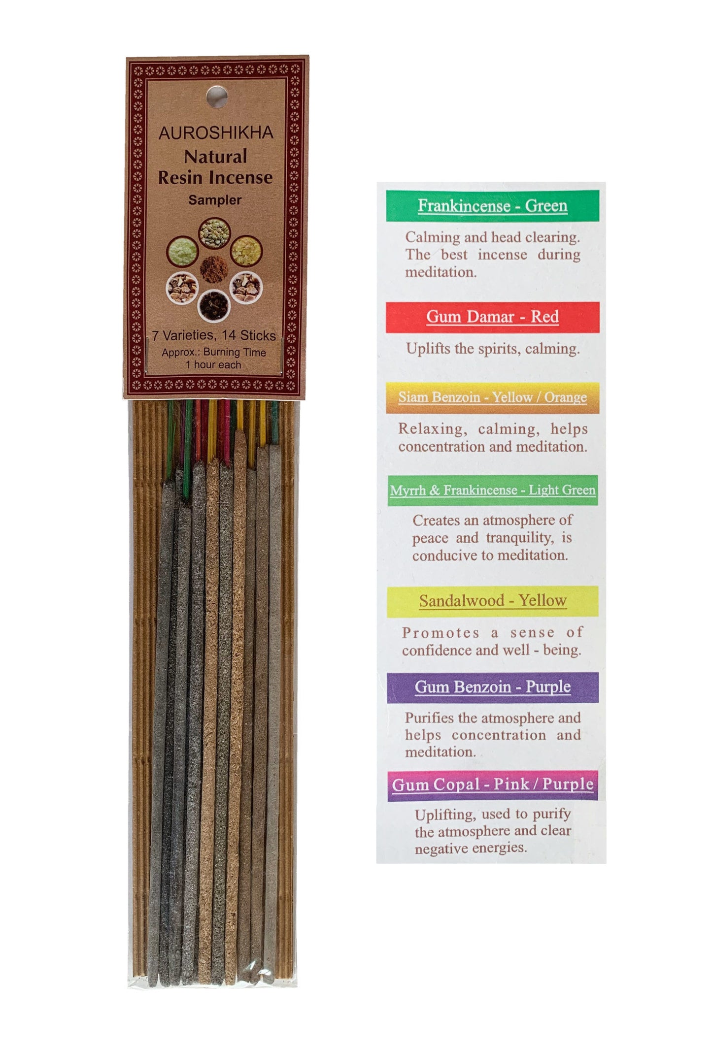 Auroshikha Natural Resin Incense -Sampler