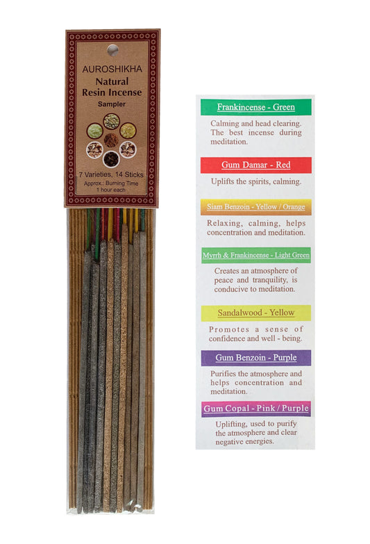Auroshikha Natural Resin Incense -Sampler