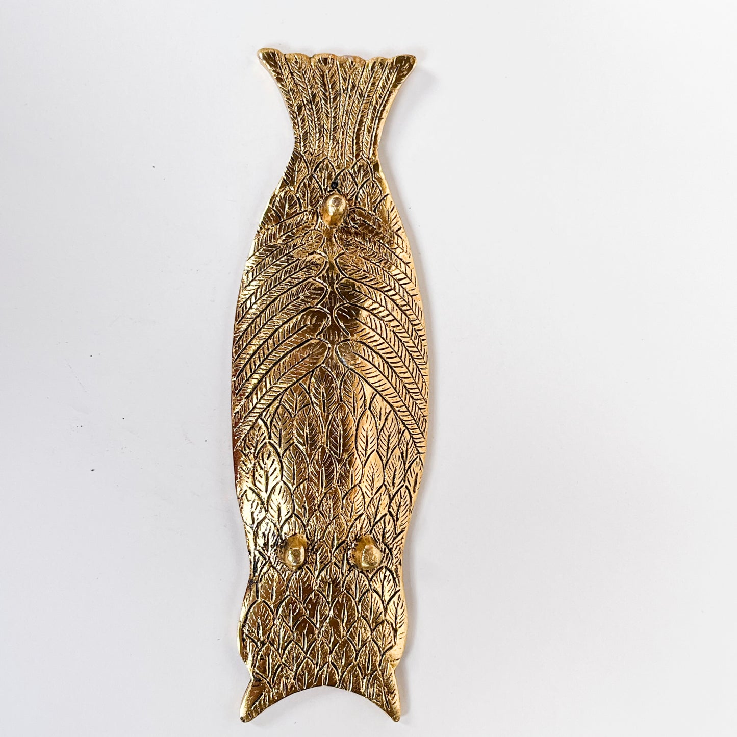 Owl Incense Holder - Gold - Long