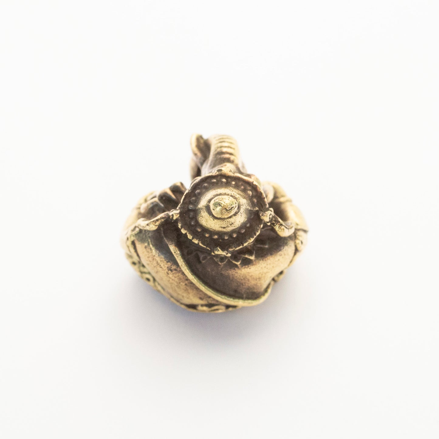 Pocket Ganesh Brass Statuette