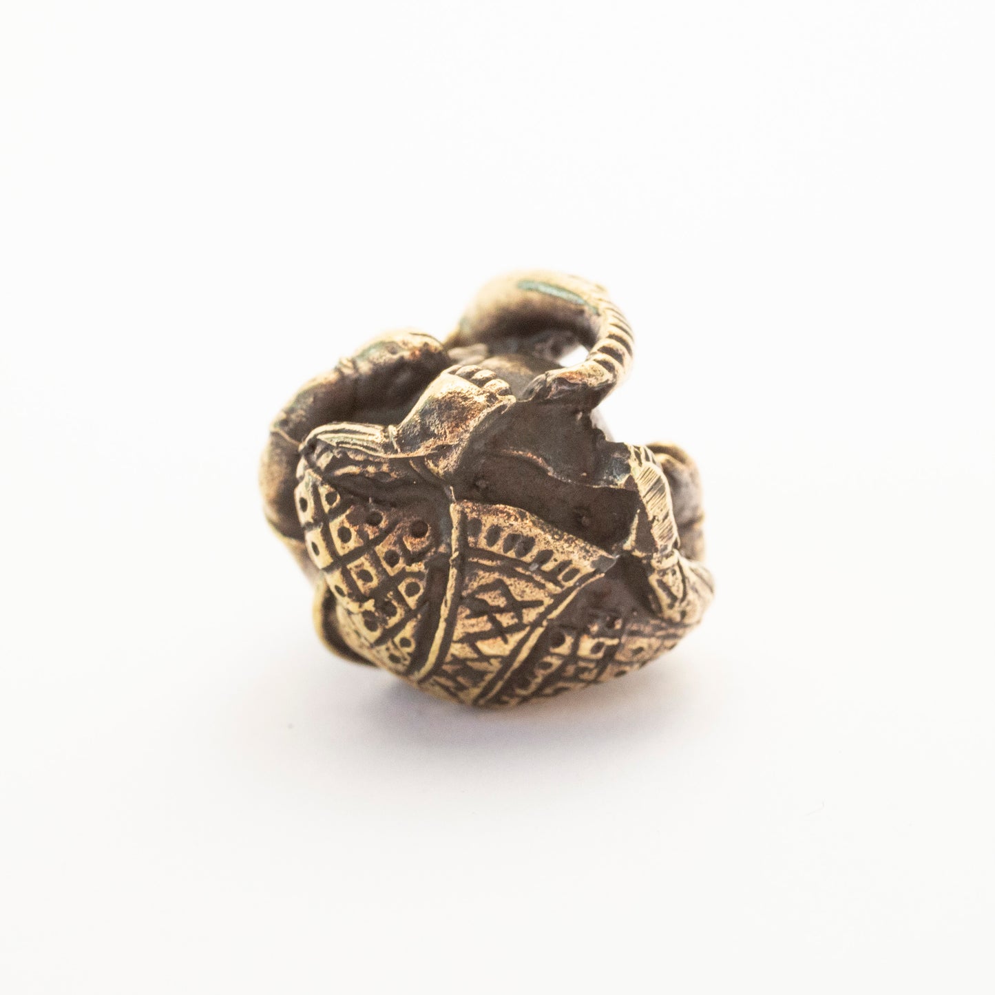 Pocket Ganesh Brass Statuette