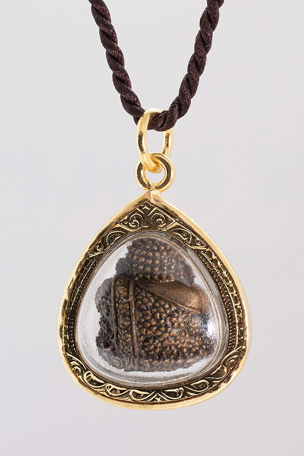 Artschatz - The Weeping Buddha Golden Amulet Thai Buddha Amulet Pendant