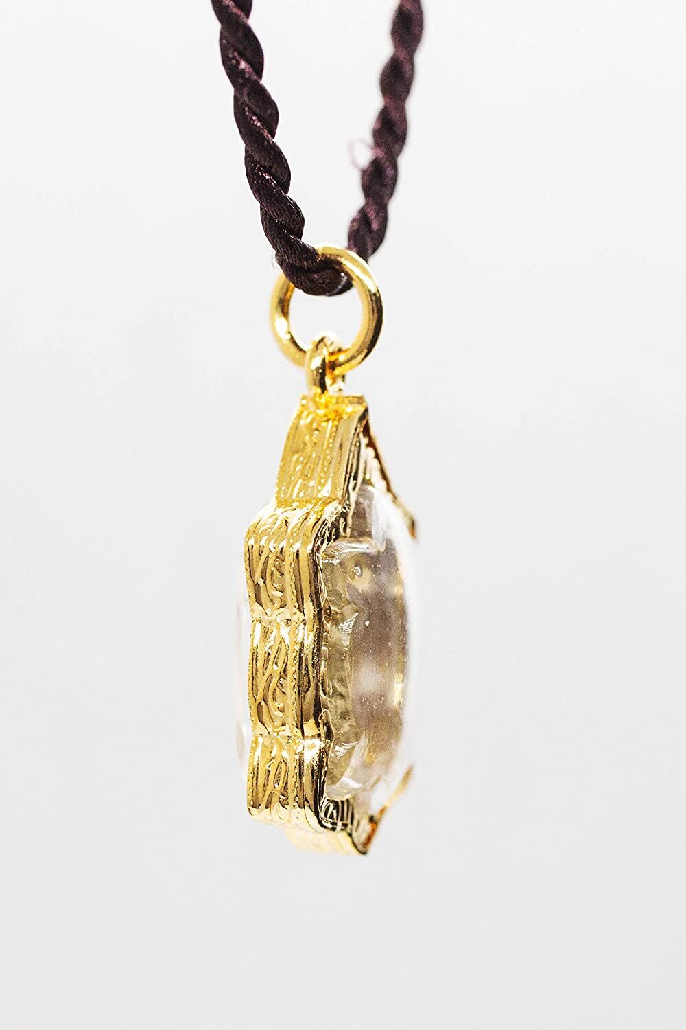 Artschatz - Turtle Shaped Standing Buddha and LP Liew Monk - Phra Puttajow Pahng Perd Lok Kee Tow Thai Amulet Pendant