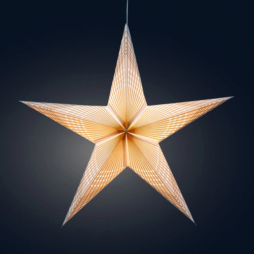 5-point paper lantern star