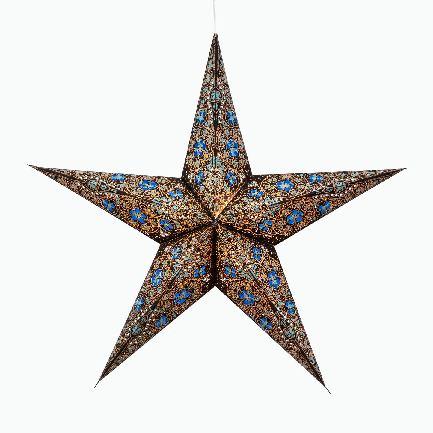 Cathedral 5 Point 24"  blue/orange