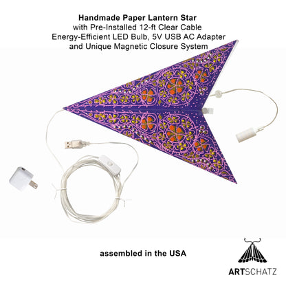 Cathedral 5 Pointer 24" purple/violet