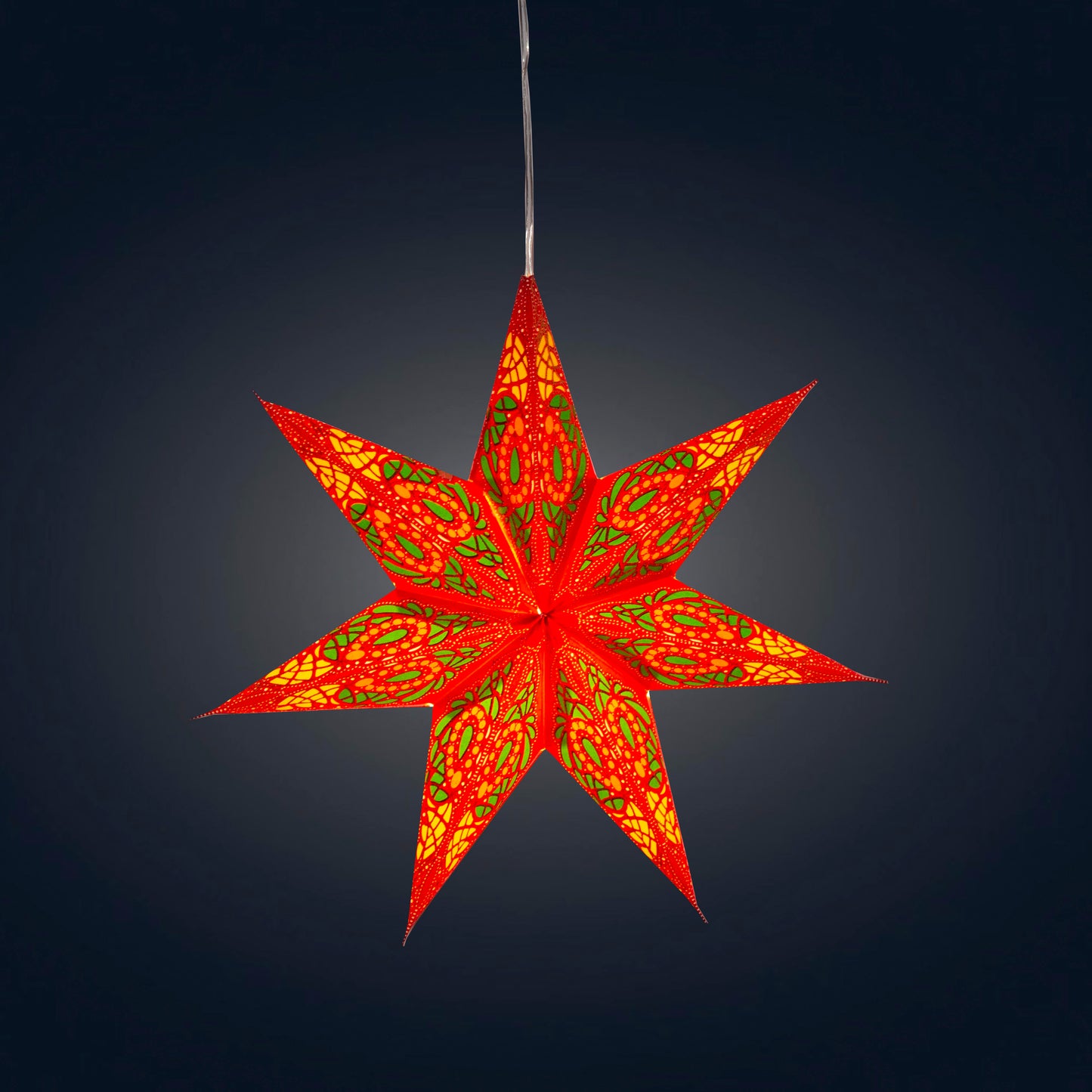 Fe Fiesta 7 Pointer 8 inch - red / yellow / orange / green
