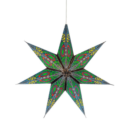 Fe Arbu - 7 Pointer 12 inch - black / green / red / yellow
