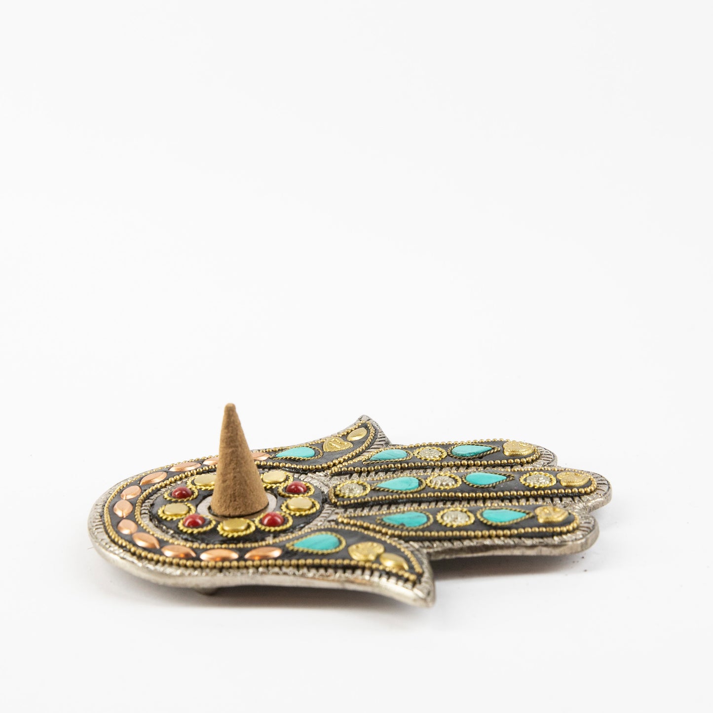 Hamsa Hand - Mixed Colors - Incense Holder for Sticks and Cones