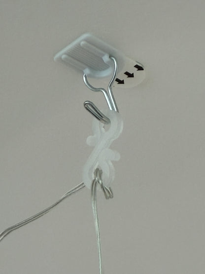 Removable Adhesive Wall & Ceiling Hooks for Hanging Paper Star Lanterns