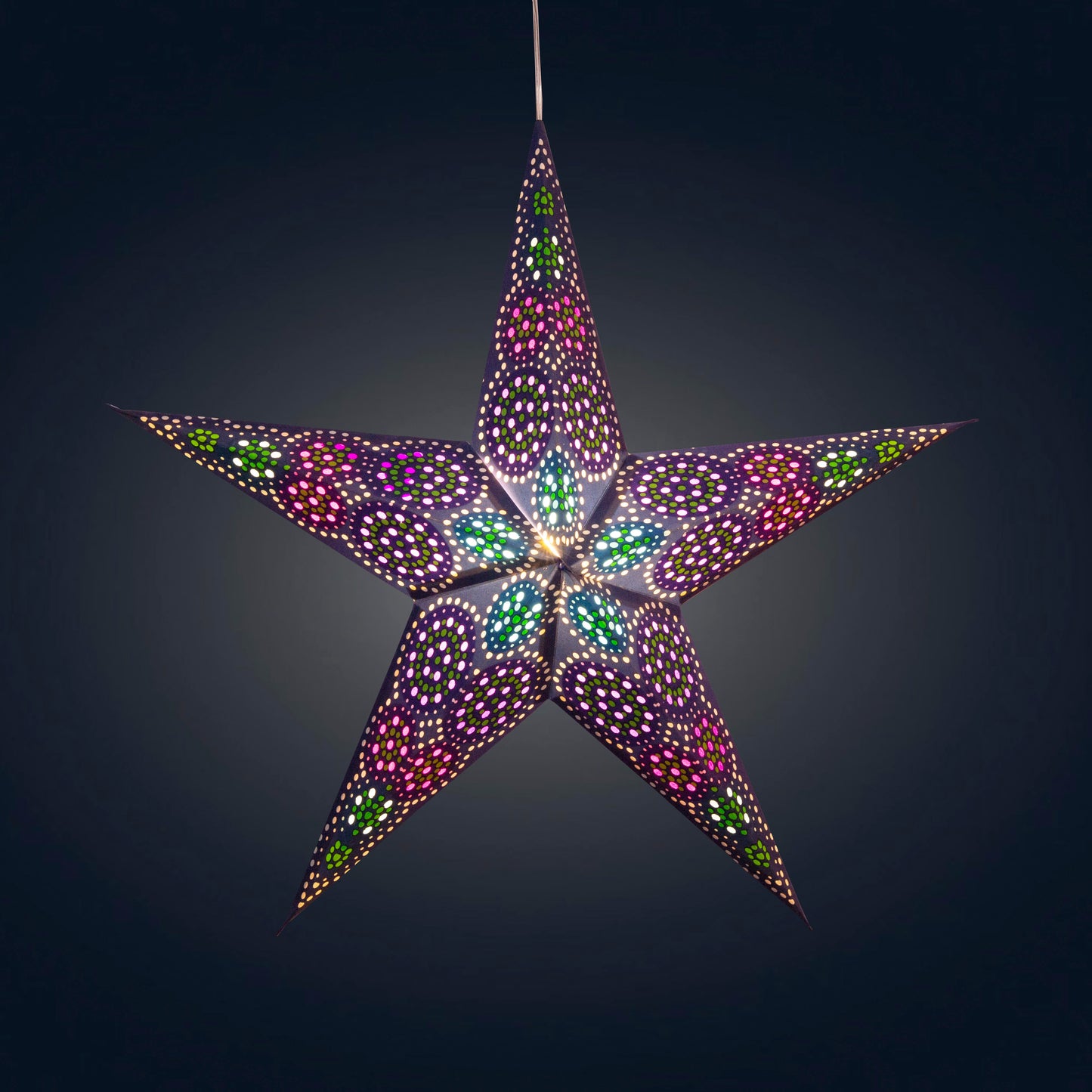 Kaleidoscope 5 Pointer 15" blue / green