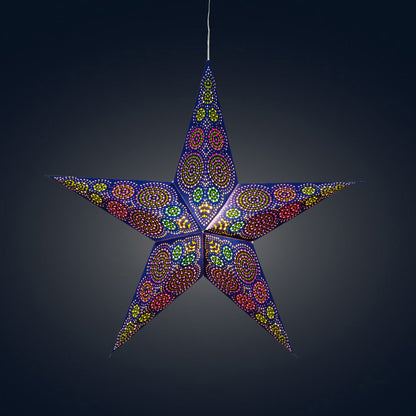 Kaleidoscope 5 Pointer 24" blue / green