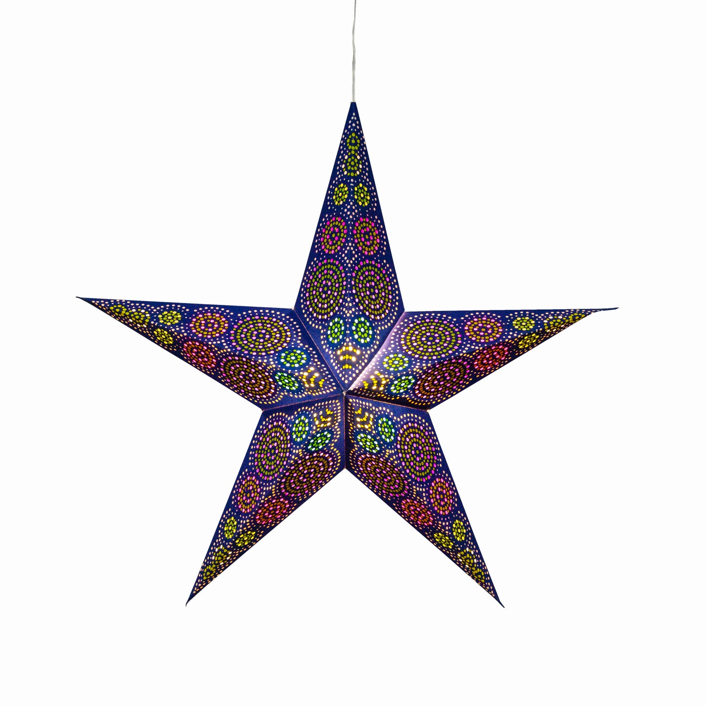 Kaleidoscope 5 Pointer 24" blue / green