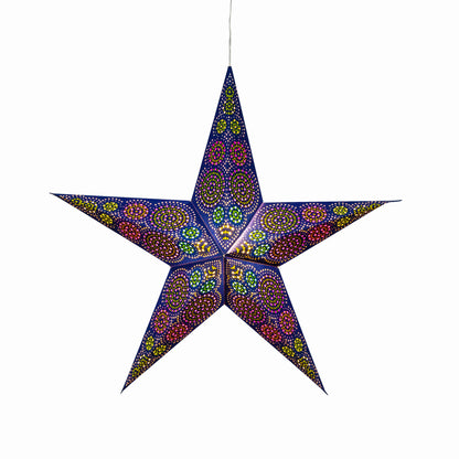 Kaleidoscope 5 Pointer 24" blue / green