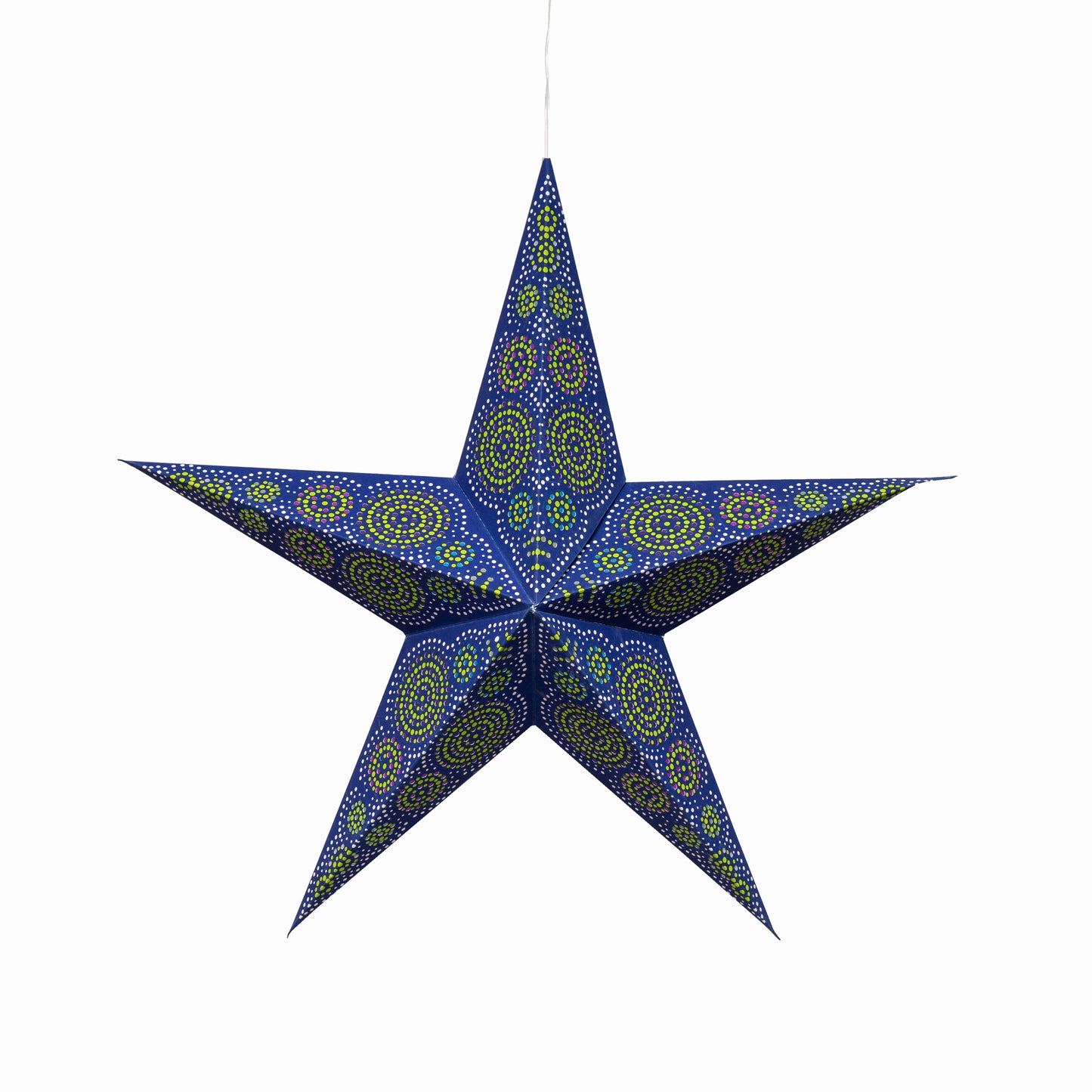 Kaleidoscope 5 Pointer 24" blue / green