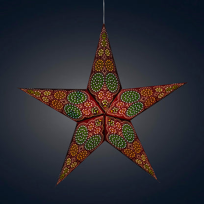 Kaleidoscope 5 Pointer 24" brown / green