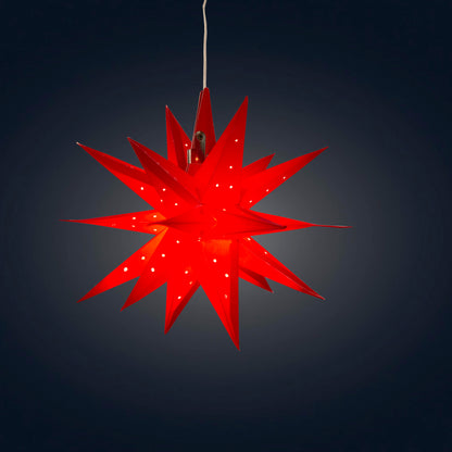 Moravian Mini Star 7" Red - Needle Punch