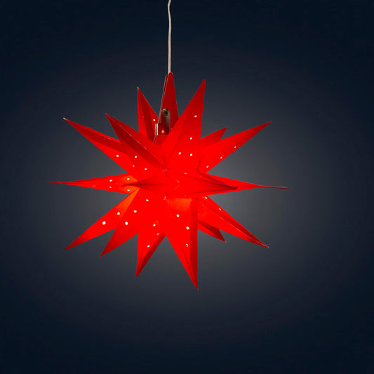 Moravian Mini Star 7" Red - Needle Punch