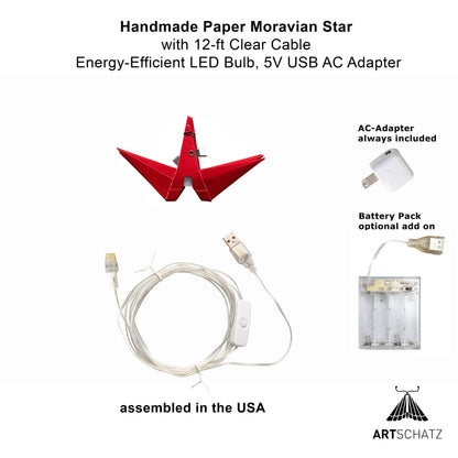 Moravian Mini Star 7" Red
