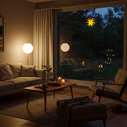 Moravian Mini Star 7" Yellow
