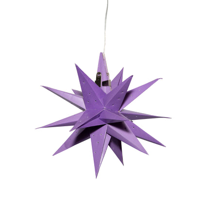 Moravian Mini Star 7" Purple - Needle Punch