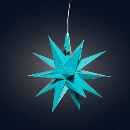 Moravian Mini Star 7" Teal - Needle Punch