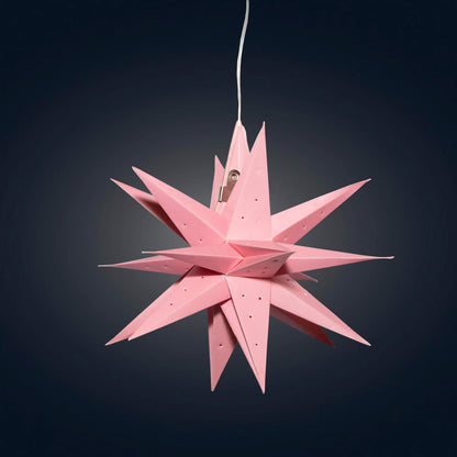 Moravian Mini Star 7" Pink - Needle Punch