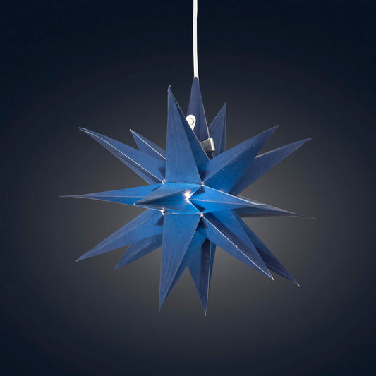 Moravian Mini Star 7" Navy