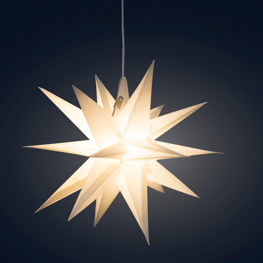 Moravian Star 12" White
