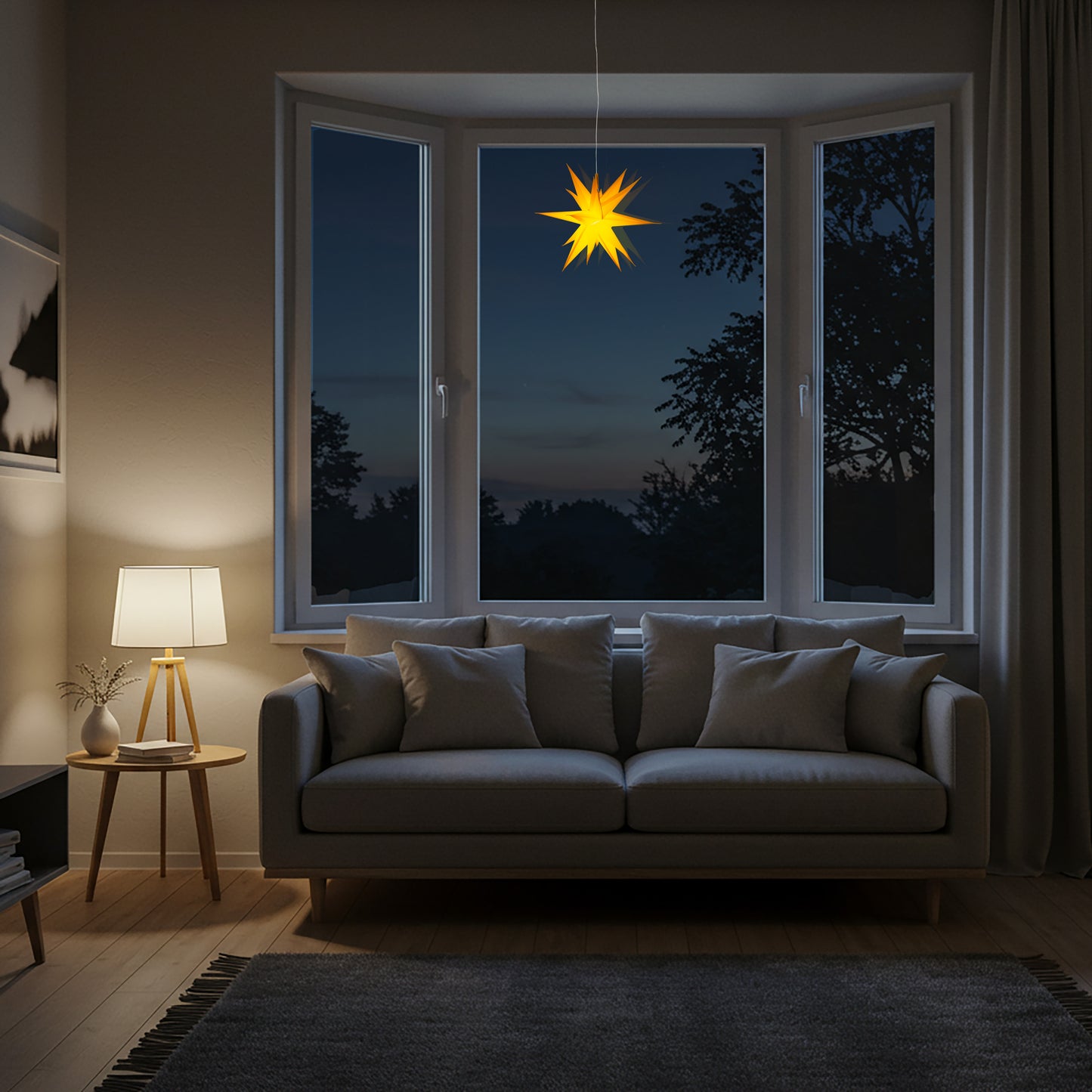 Moravian Star 12" Yellow