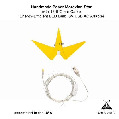 Moravian Star 12" Yellow