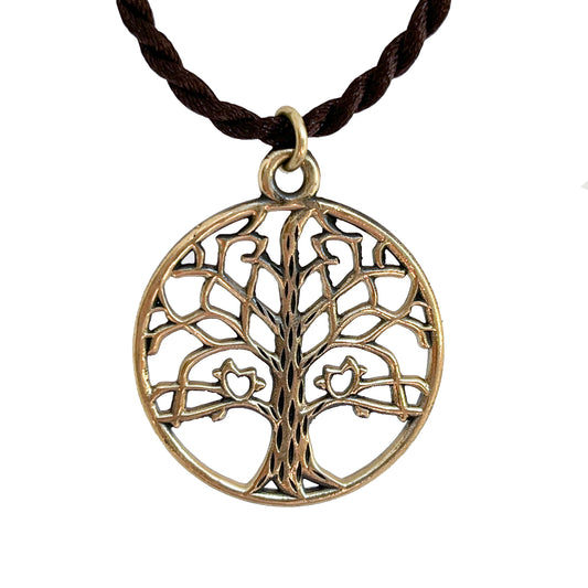 Tree of Life कल्पवृक्ष with two birds Pendant