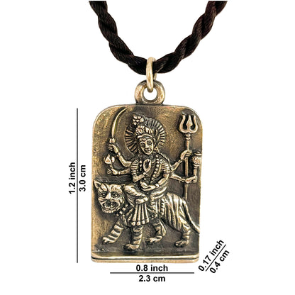 Durga Brass Pendant Necklace