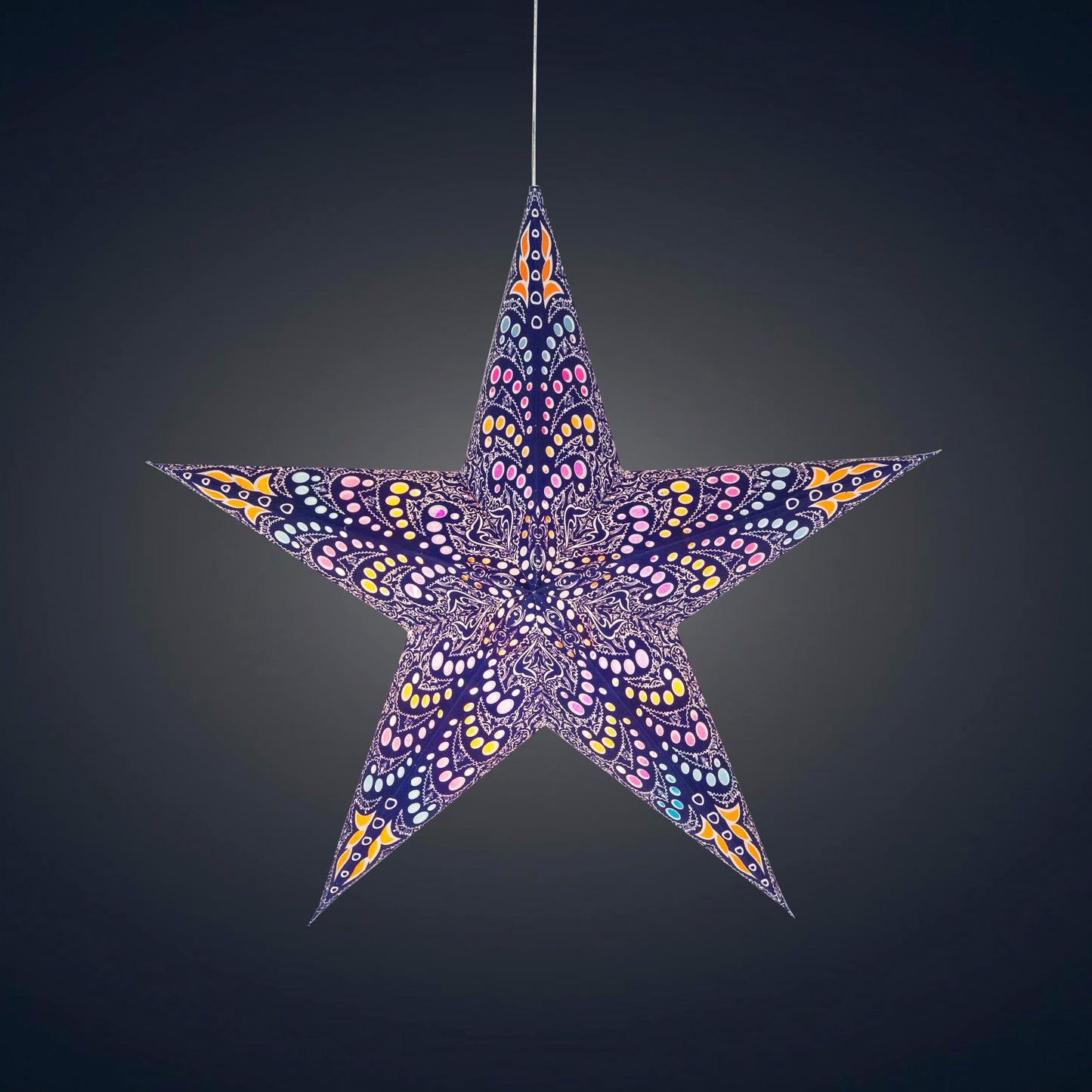 Orléans 5 Pointer 15" Purple / White