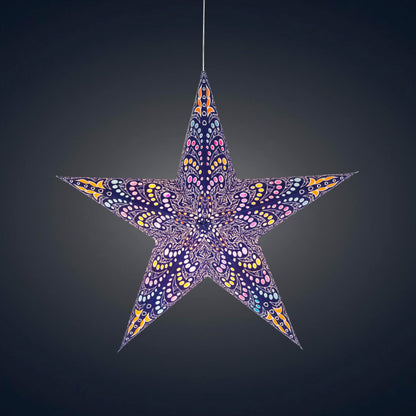 Orléans 5 Pointer 15" Purple / White
