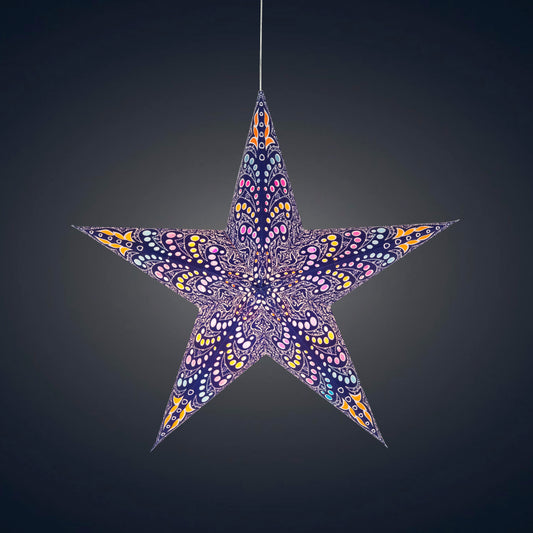 Orléans 5 Pointer 15" Purple / White