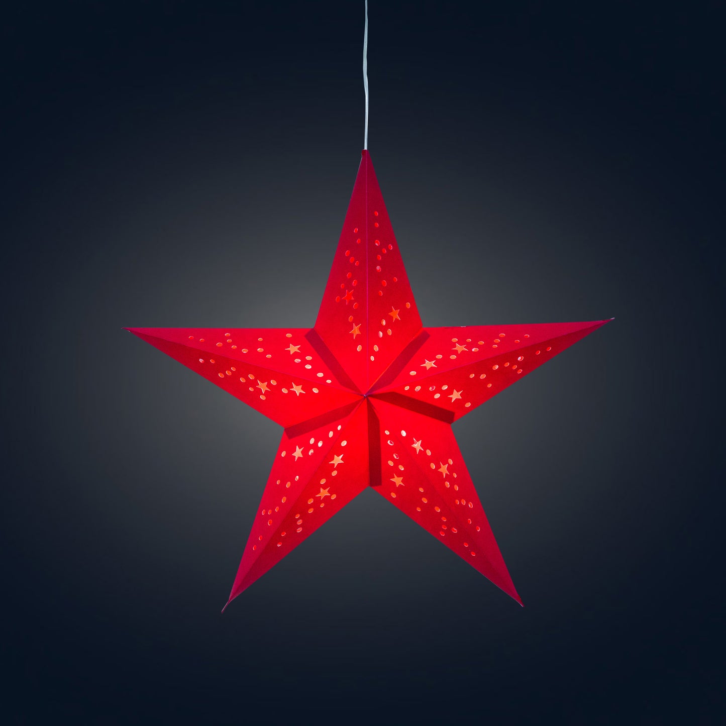 Twinkle Star 5 Point 15" Red