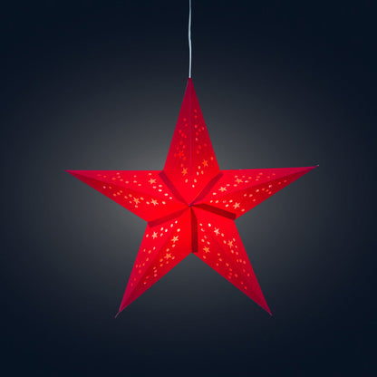 Twinkle Star 5 Point 15" Red