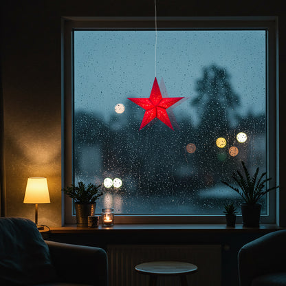 Twinkle Star 5 Point 15" Red