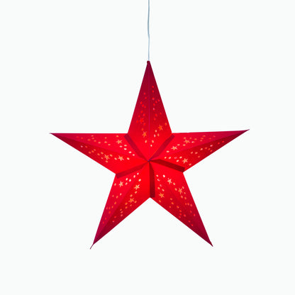Twinkle Star 5 Point 15" Red